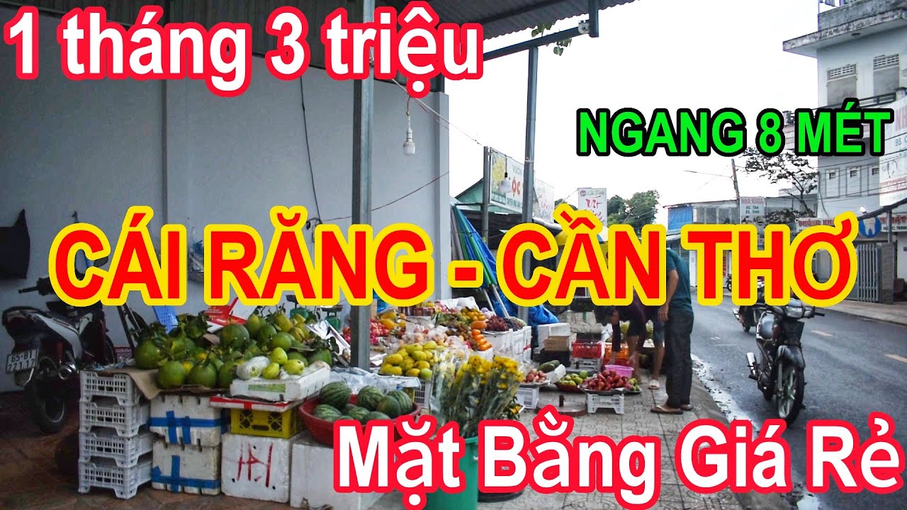 CHO THUÊ MẶT BẰNG GIÁ RẺ TẠI CÁI RĂNG CẦN THƠ #chonoicairang #matbangkinhdoanh #chothuematbanggiare