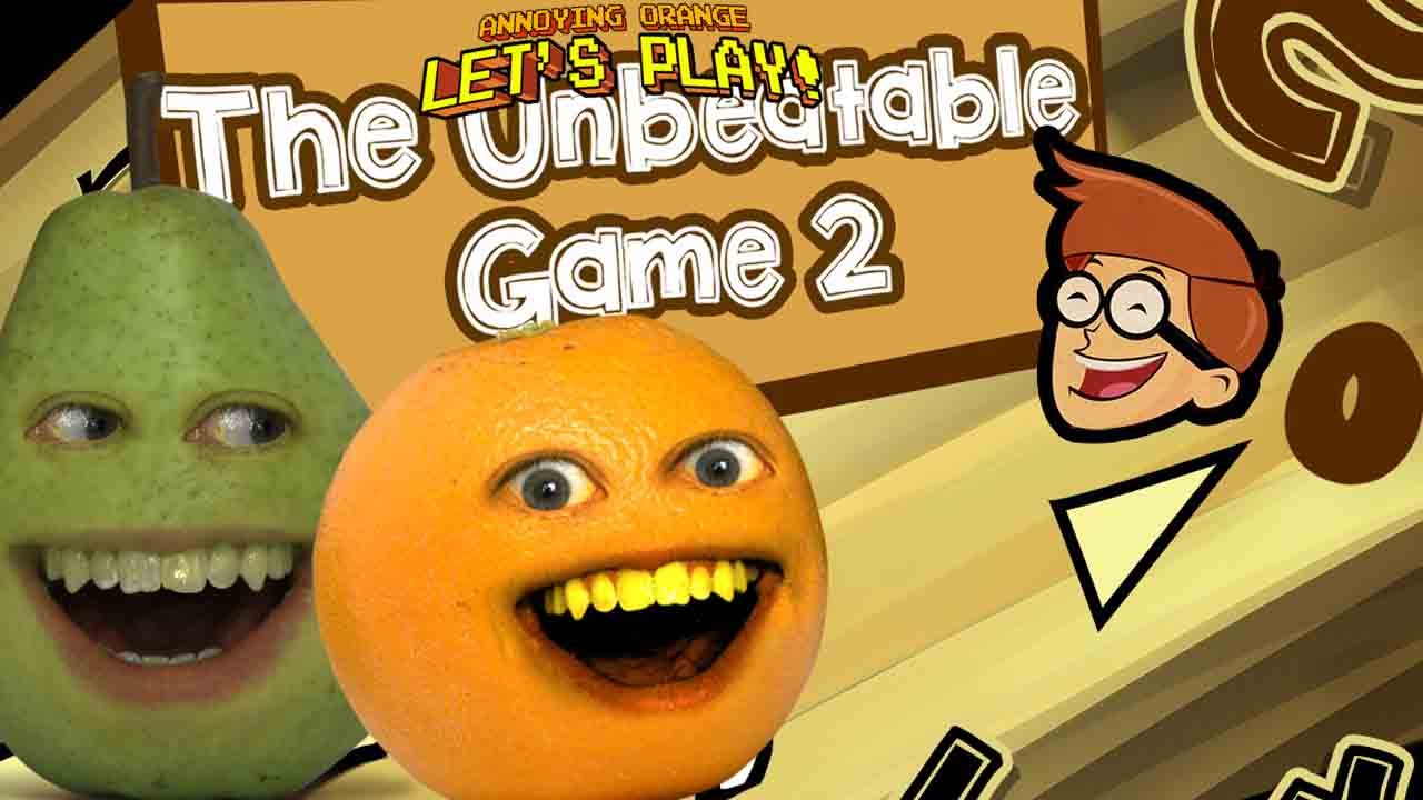 Annoying Orange - AO & Pear Play THE UNBEATABLE GAME!