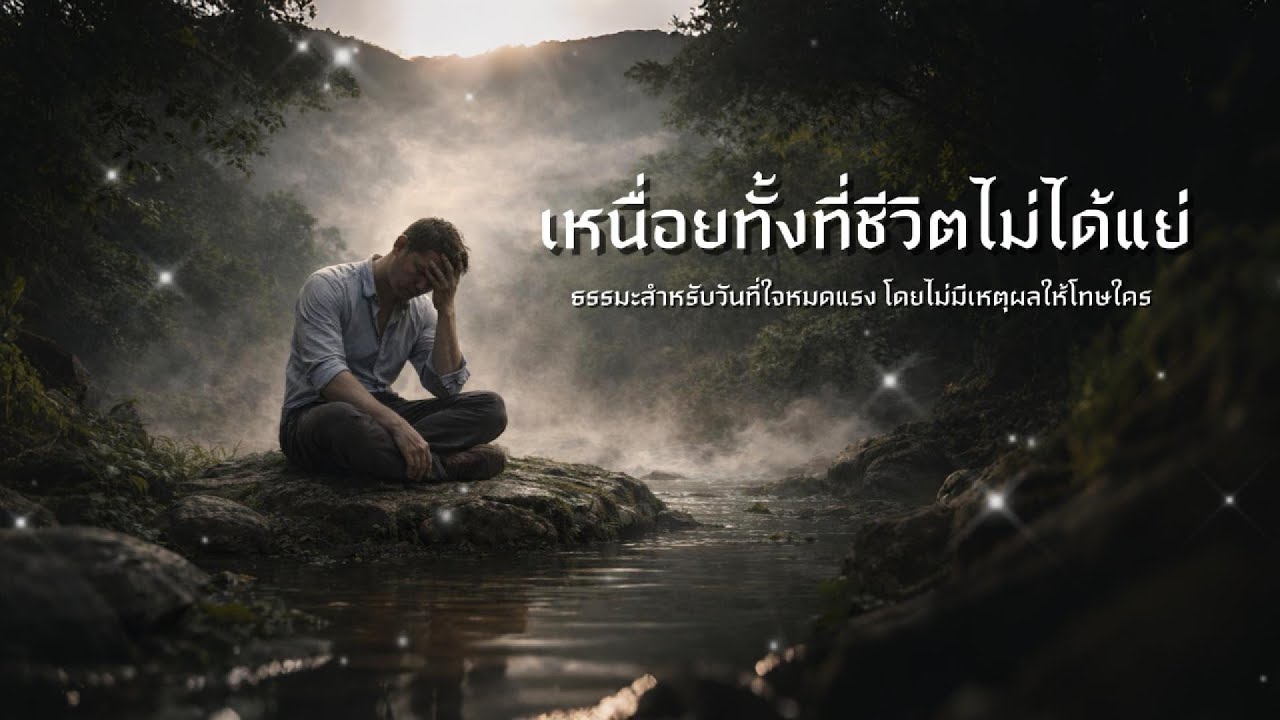 เหนื่อยทั้งที่ชีวิตไม่ได้แย่ : ธรรมะสำหรับวันที่ใจหมดแรง โดยไม่มีเหตุผลให้โทษใคร