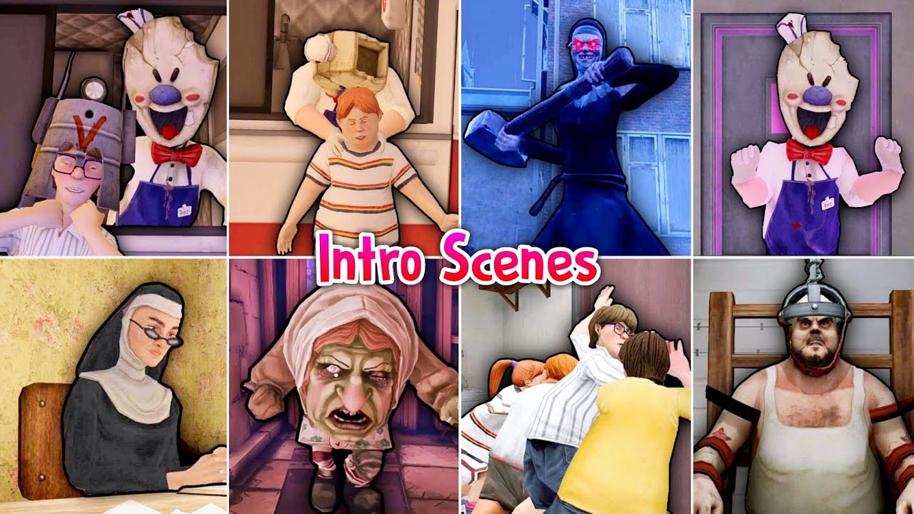 Keplerians Intro Scenes - Ice Scream 1-8, Evil Nun 1-2 & The Broken Mask, Mr Meat 1-2 And Witch Cry