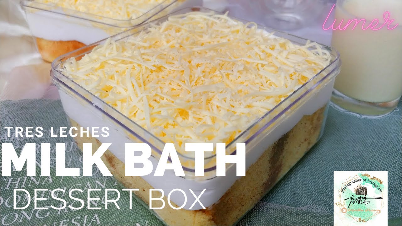 MILK BATH DESSERT BOX lumer#desserts #dessertbox #idejualankekinian