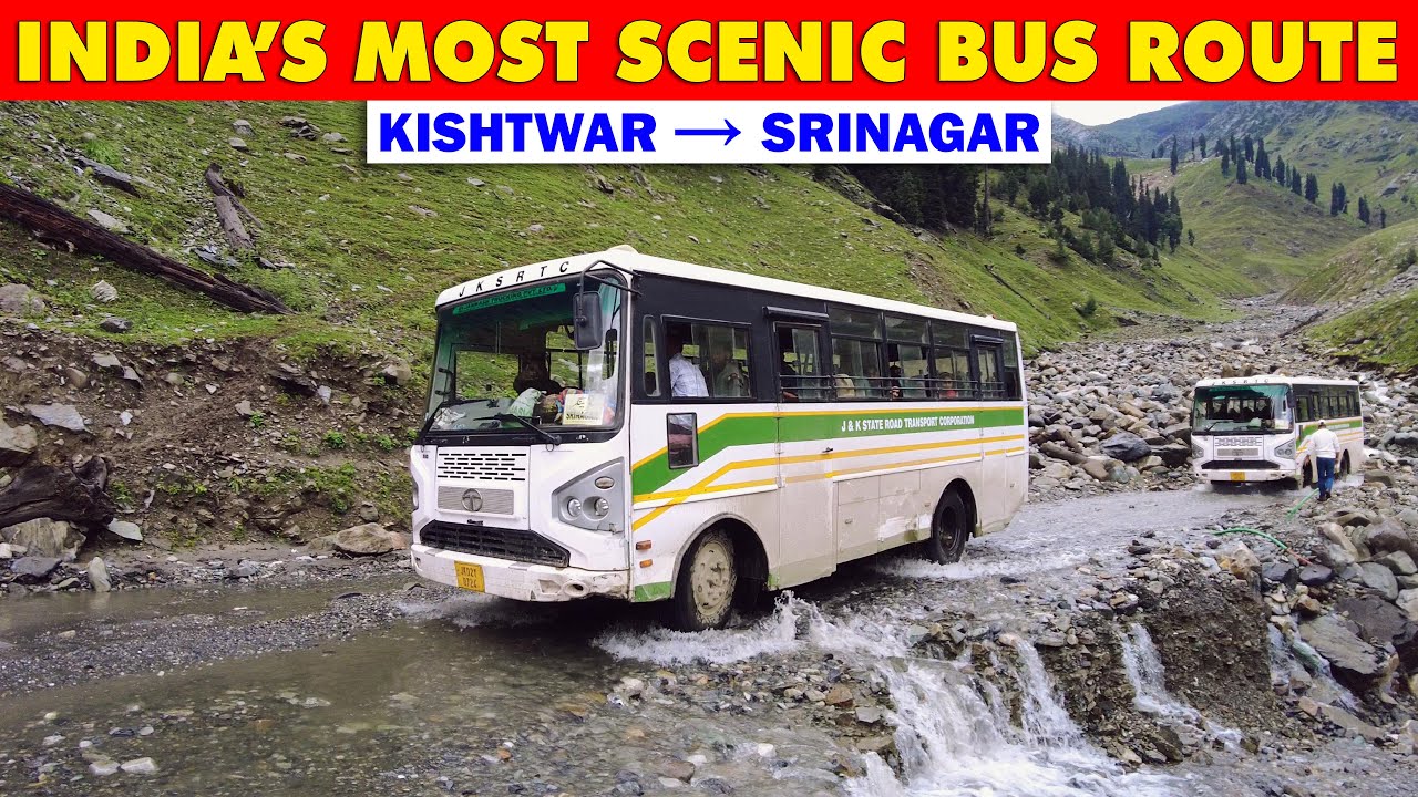 Kishtwar to Srinagar JKRTC - India's most scenic bus route | Warwan series P-2 | Himbus