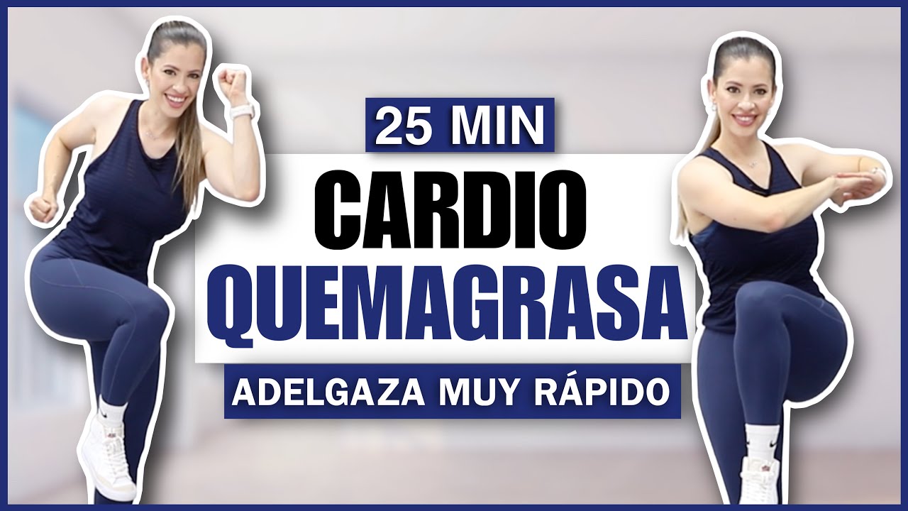 RUTINA QUEMAGRASA SIN SALTOS | ADELGAZA MUY RÁPIDO CARDIO QUEMAGRASA SIN IMPACTO  | NatyGlossGym