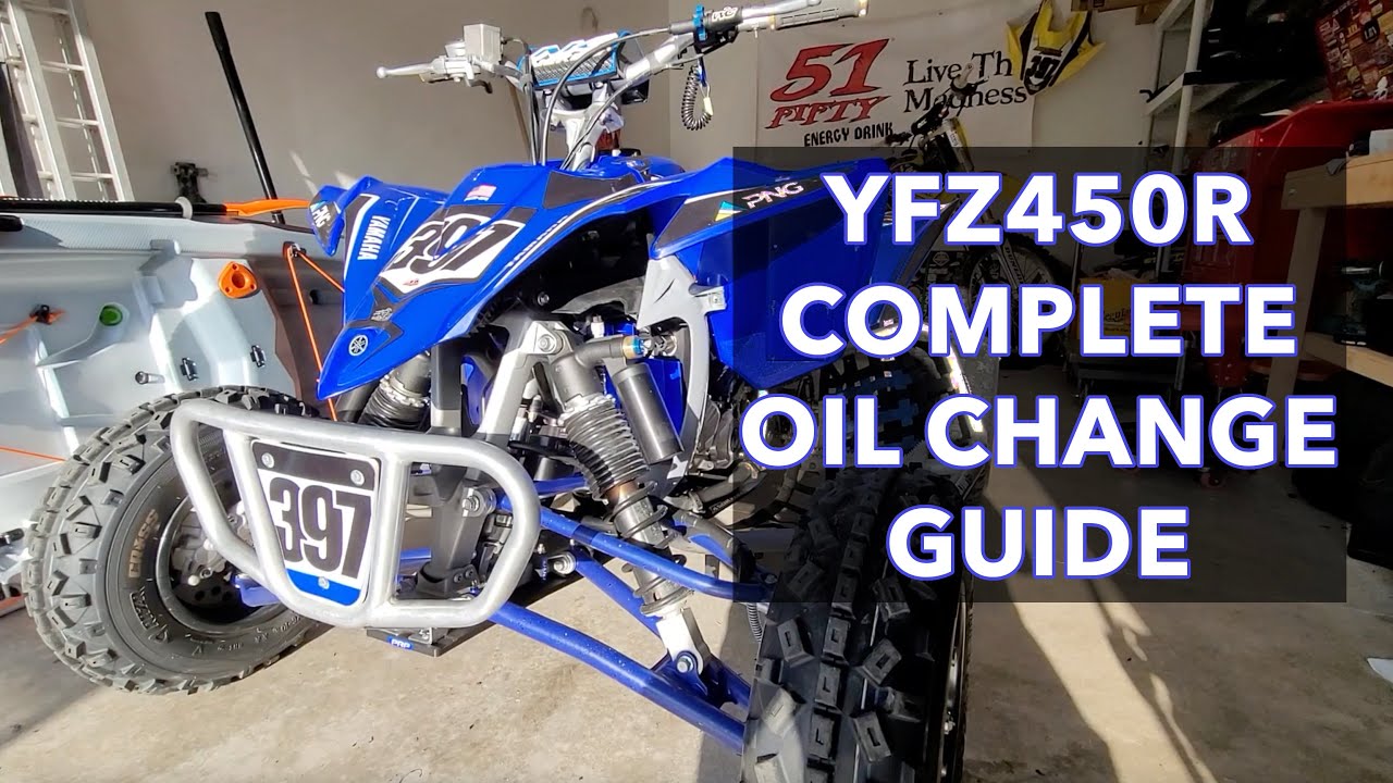 How to change the oil on a YFZ450R | COMPLETE GUIDE