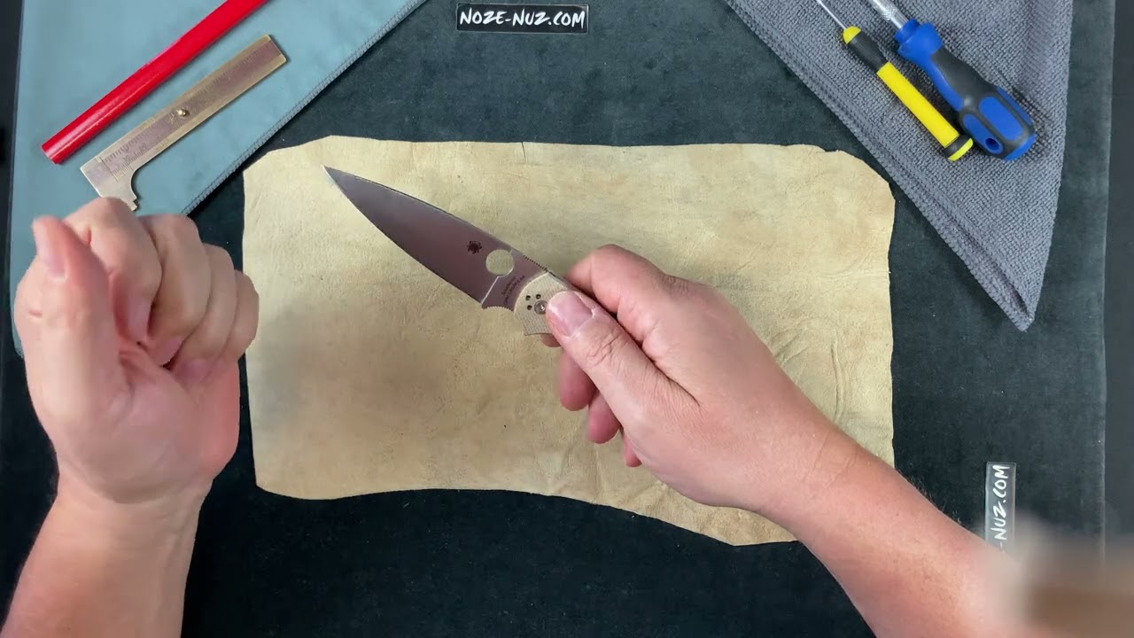 SC244MPCW Spyderco Native Chief Brown Micarta