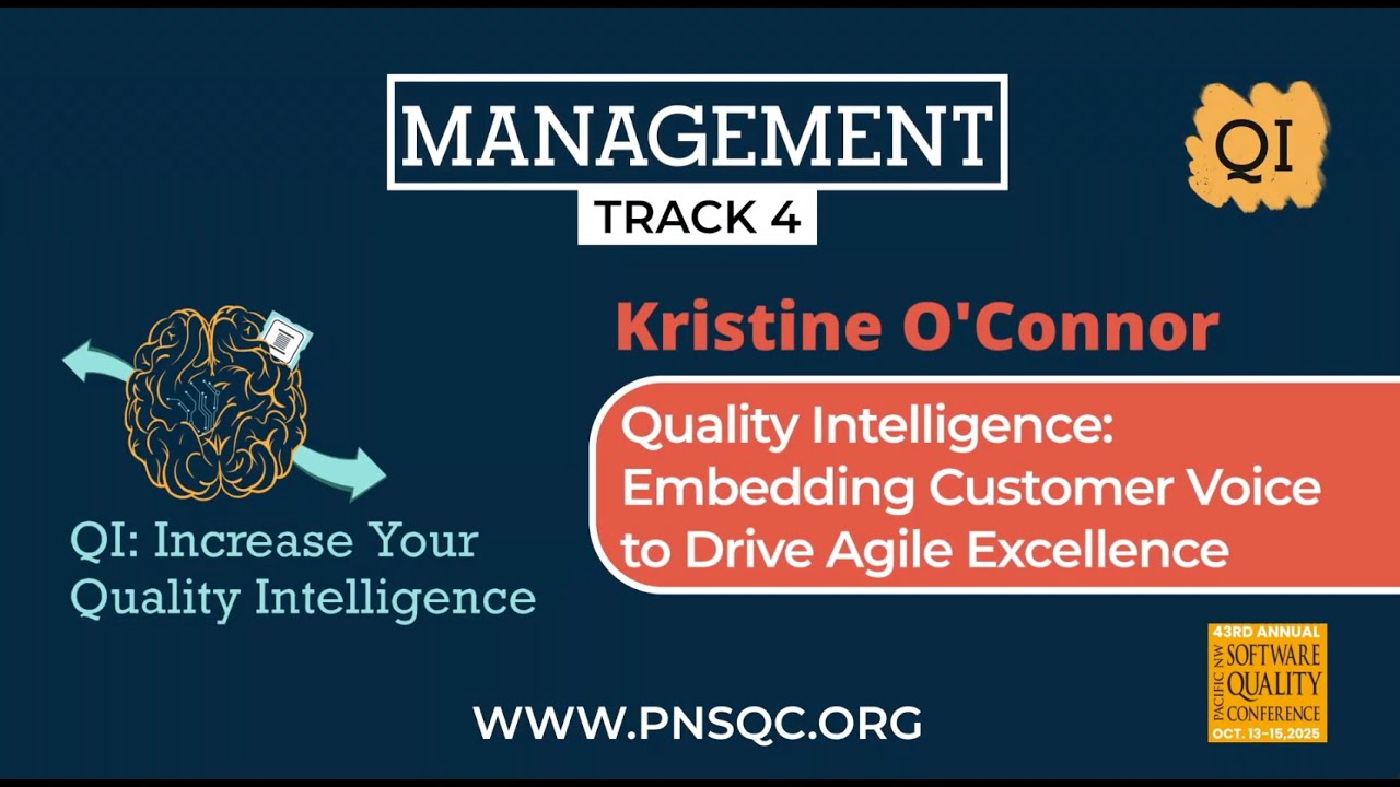Quality Intelligence: Embedding the Customer Voice to Drive Excellence with Kristine O'Connor