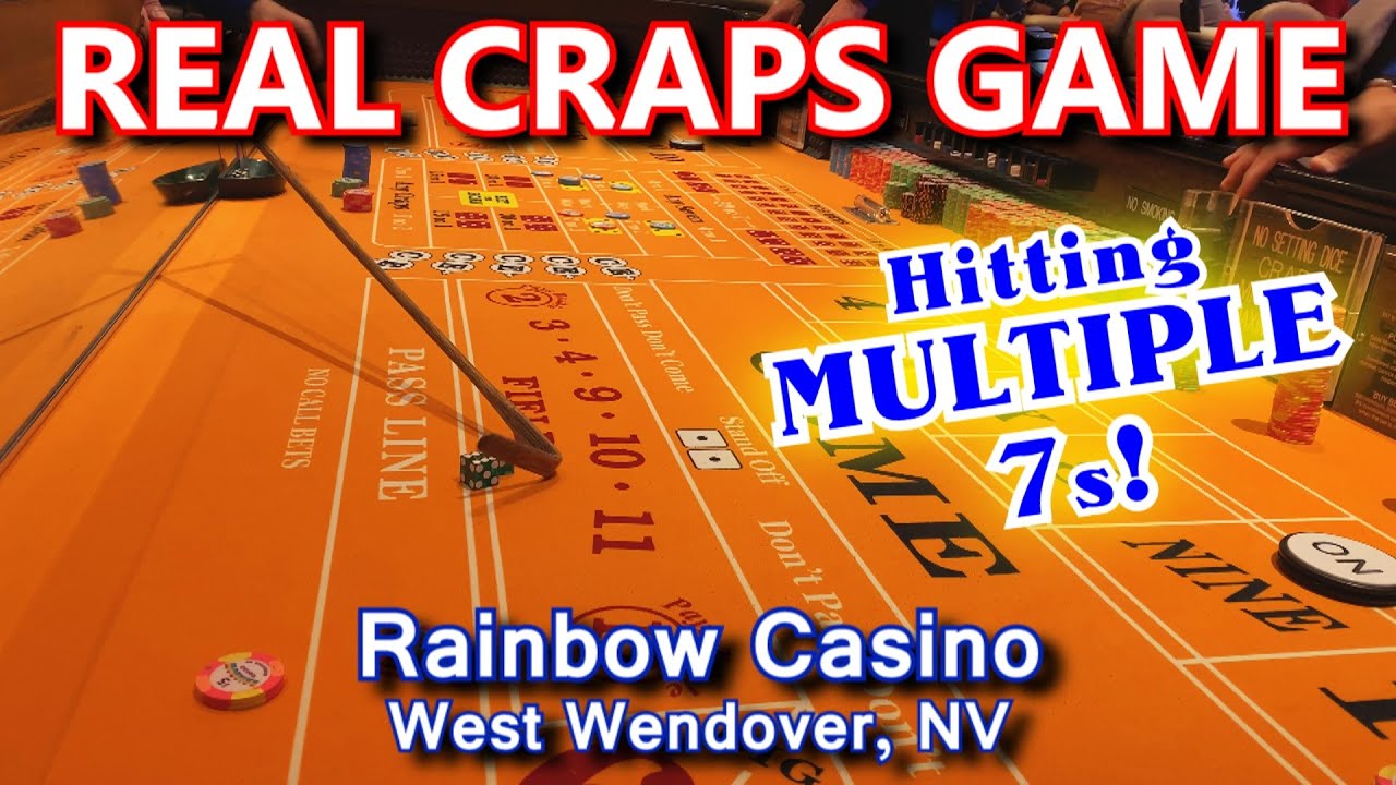I LOVE PLAYING CRAPS! - Live Craps Game #60 - Rainbow Casino, Wendover, NV - Inside the Casino