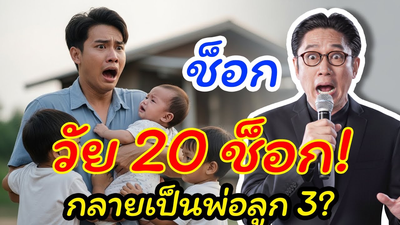 หนุ่มวัย 20 ช็อก! กลายเป็นพ่อลูก 3 แบบไม่ทันตั้งตัว... บทพิสูจน์ลูกผู้ชายที่ทุกคนต้องร้องไห้