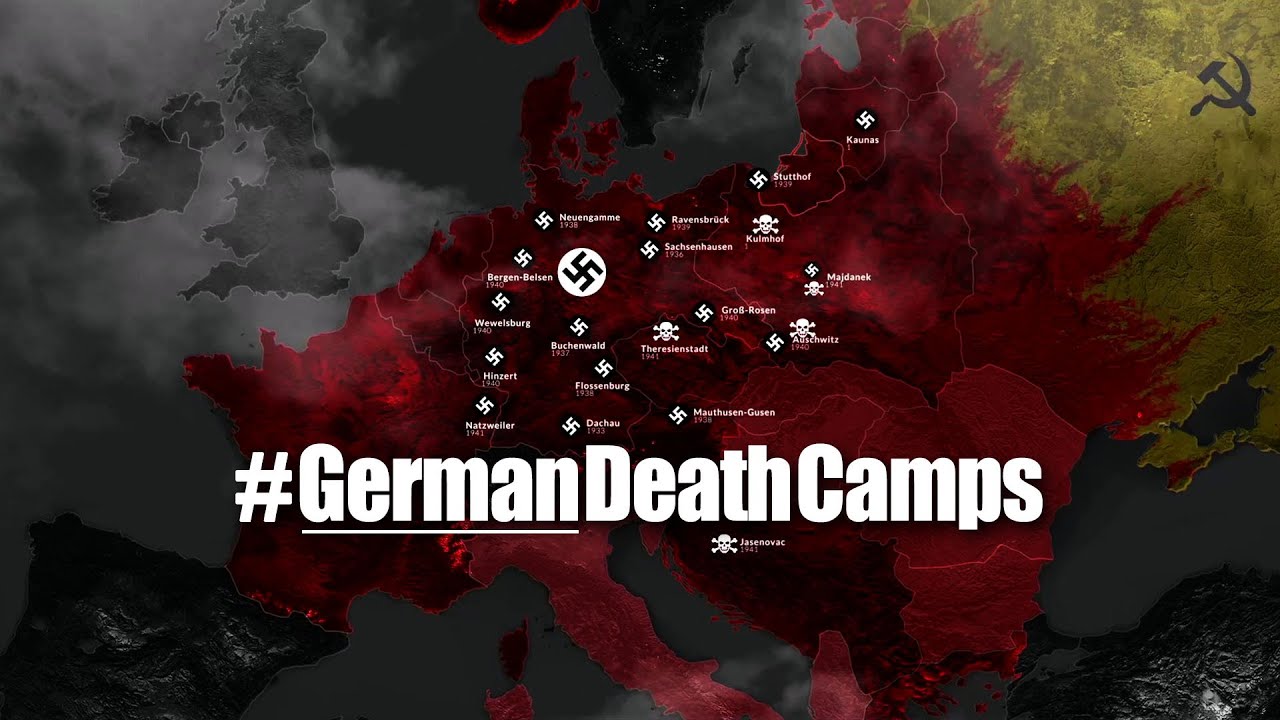 German Death Camps 1933-1945 Animated Map