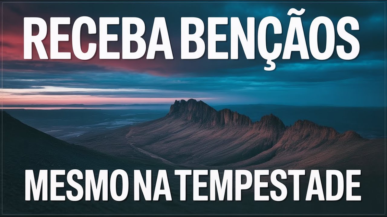 Sua Oração Poderosa e Transformadora Para Hoje: Receba as Bênçãos Sagradas Mesmo na Tempestade