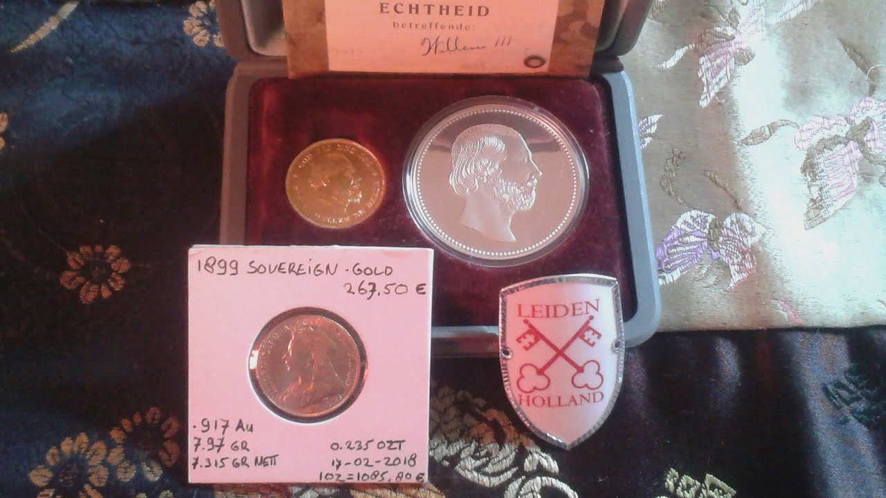 Gold pickups from a Local Coin Shop in Leiden 🇳🇱 Gouden tientje/10 Gulden 1875, Sovereign 1899.