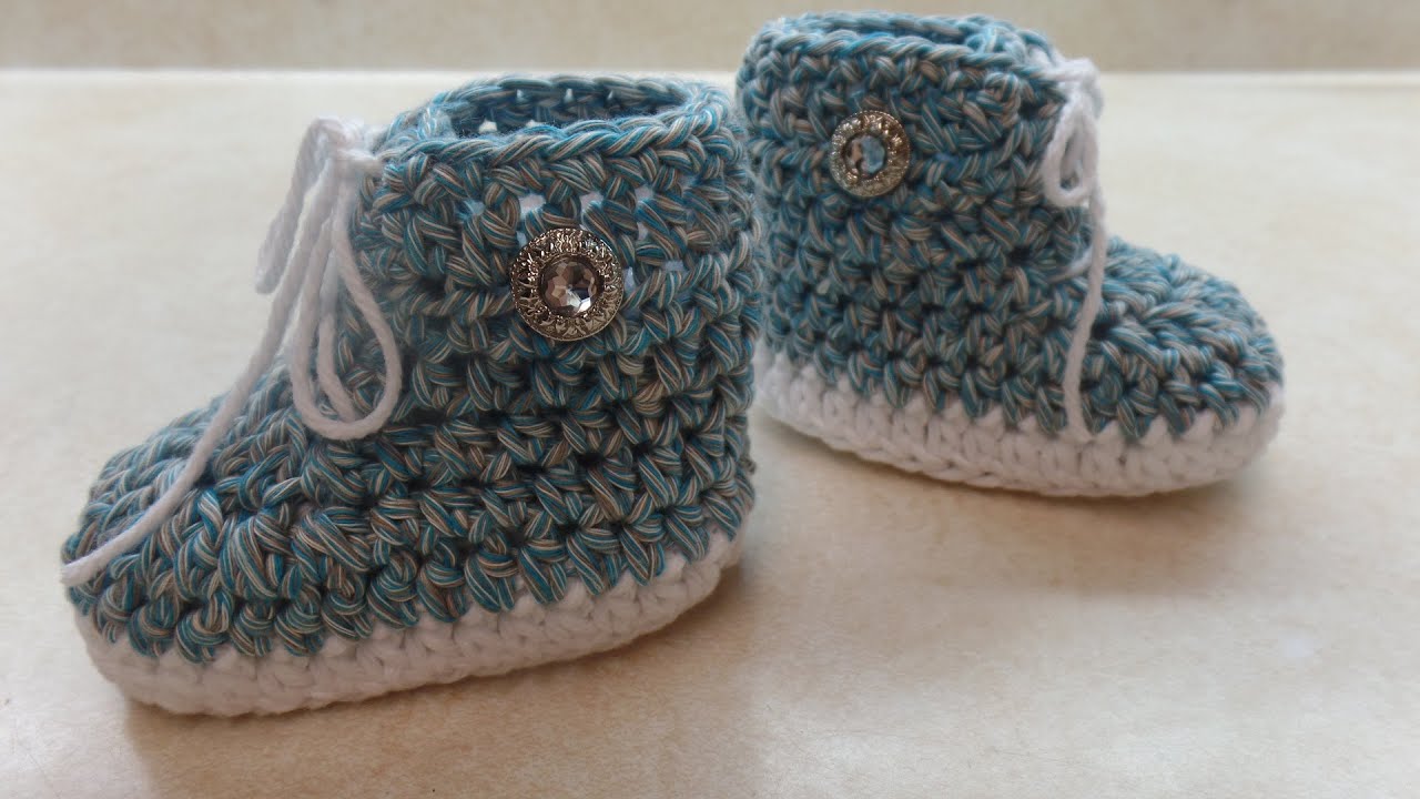 Eady Crochet Baby Tennis Shoe Crochet Booties Crochet Sneakers Bagoday Crochet Tutorial  #312