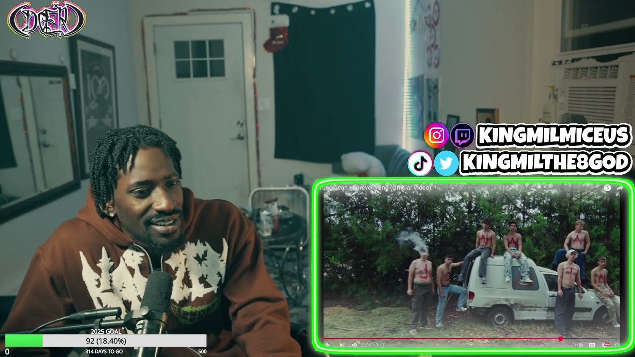 The 8 God Reacts to: Yung Lean - Forever Yung (Music Video)