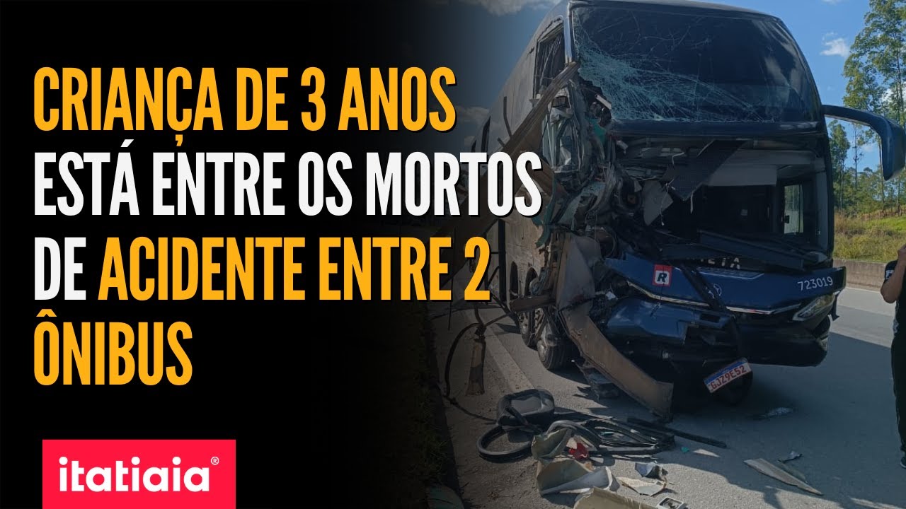 ACIDENTE ENTRE DOIS ÔNIBUS MATA 4 PESSOAS; 37 FERIDOS SÃO ATENDIDOS EM HOSPITAIS DE JUIZ DE FORA