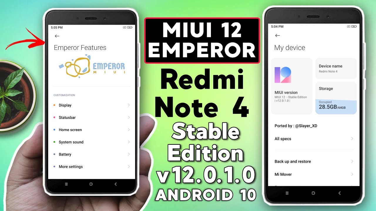 MIUI 12 EMPEROR Rom Review on Redmi Note 4 | Stable Edition MIUI v12.0.1.0 | ANDROID 10