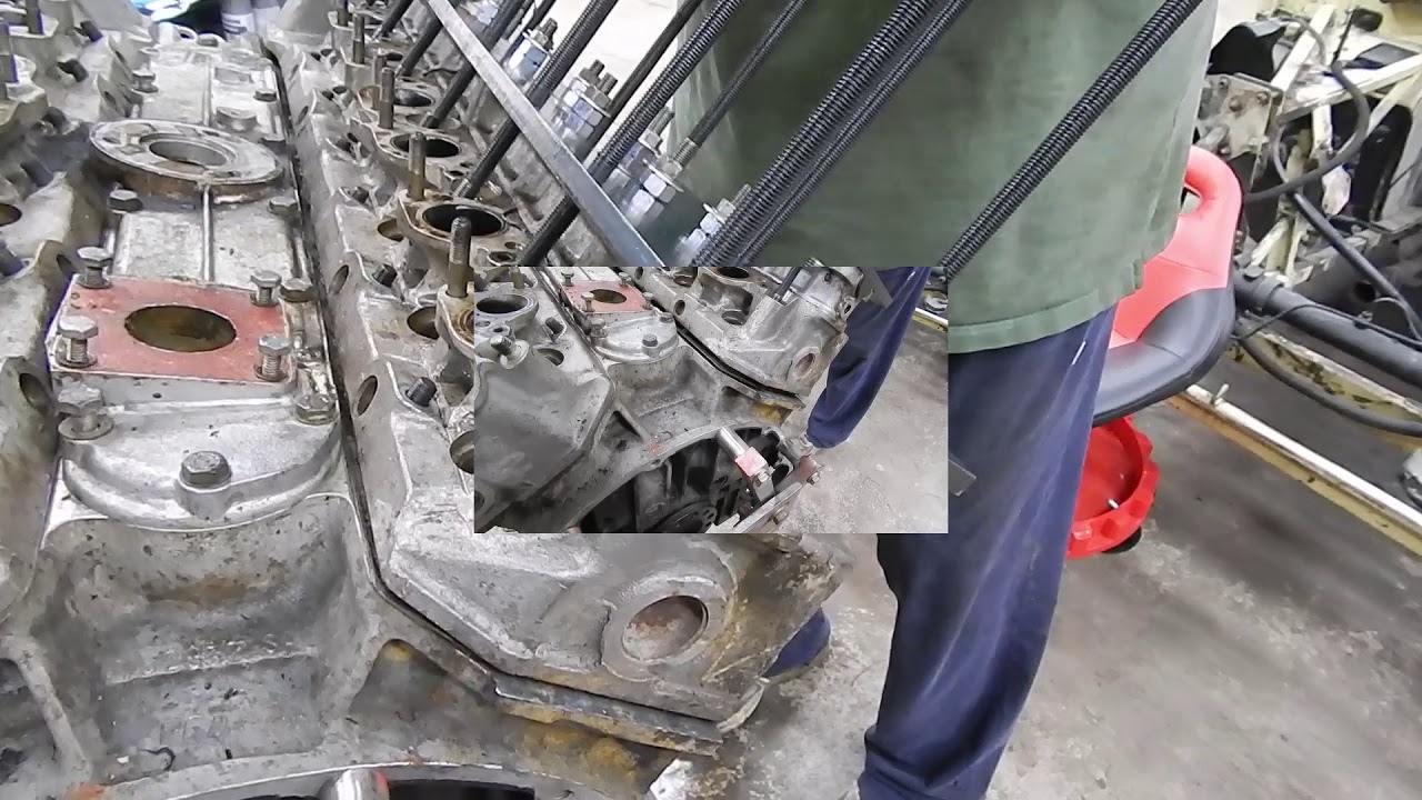 Jaguar V12 E Series Head Removal #Jaguar V12