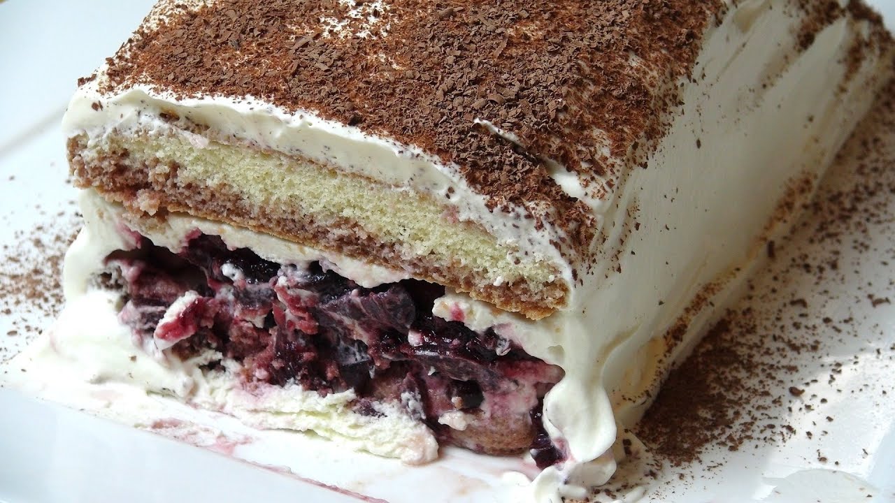 No Bake Black Forest Cake | One Pot Chef