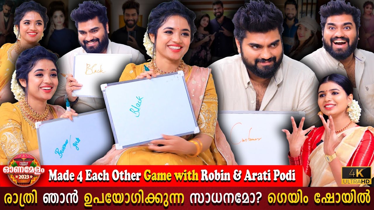Made For Each Other Game Show | Dr Robin Radhakrishnan Vs Arati Podi | Parvathy | Milestone Makers