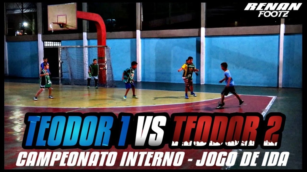 TIME TEODOR 1 vs TIME TEODOR 2 - CAMPEONATO INTERNO - JOGO DE IDA