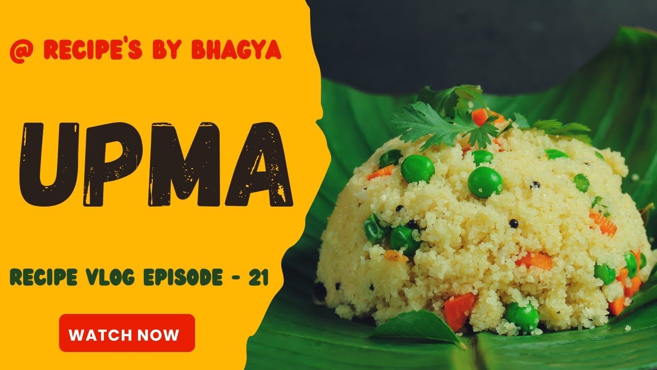 #recipeoftheday  #vlog  EPISODE - 21  -  QUICK & EASY UPMA