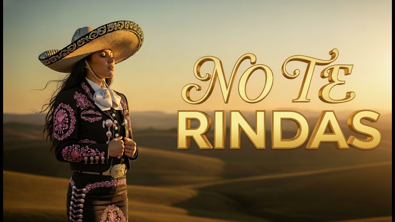 NO TE RINDAS | Dios Está Peleando por Ti | Ranchera Cristiana Poderosa