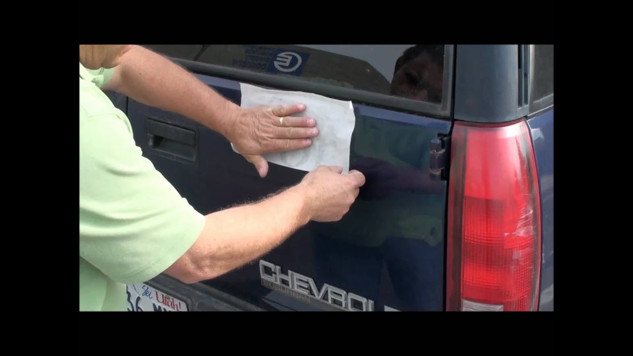 Vinyl on Cars tutorial