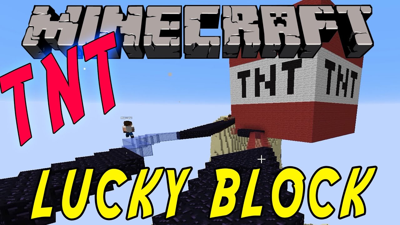 Minecraft: TNT Lucky block | RACE MED EXPLOSIONER | Lucky Block Mod - Modded Mini-Game