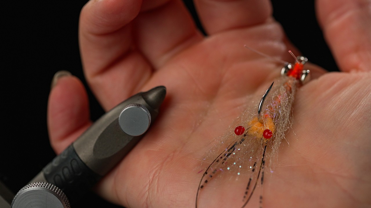 EP Spawning Shrimp Relaxing Fly Tying