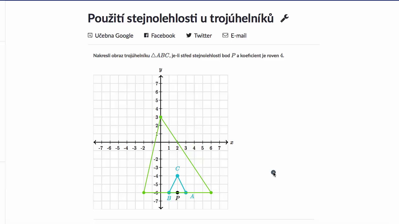 Stejnolehlost: zvětšování | Shodnost a podobnost | Základy geometrie | Matematika | Khan Academy