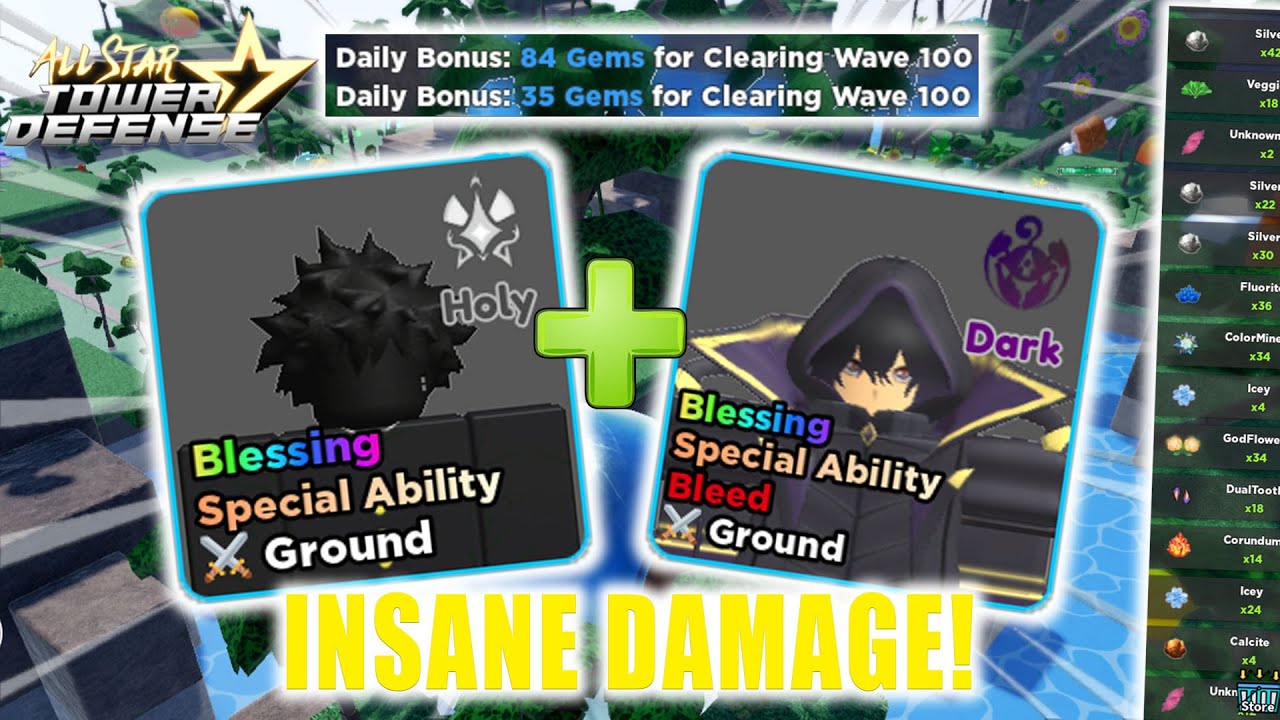 When 2 of the Best Damage Farm Units Paired! | Material (ORB/Damage) Farm | All Star Tower Defense