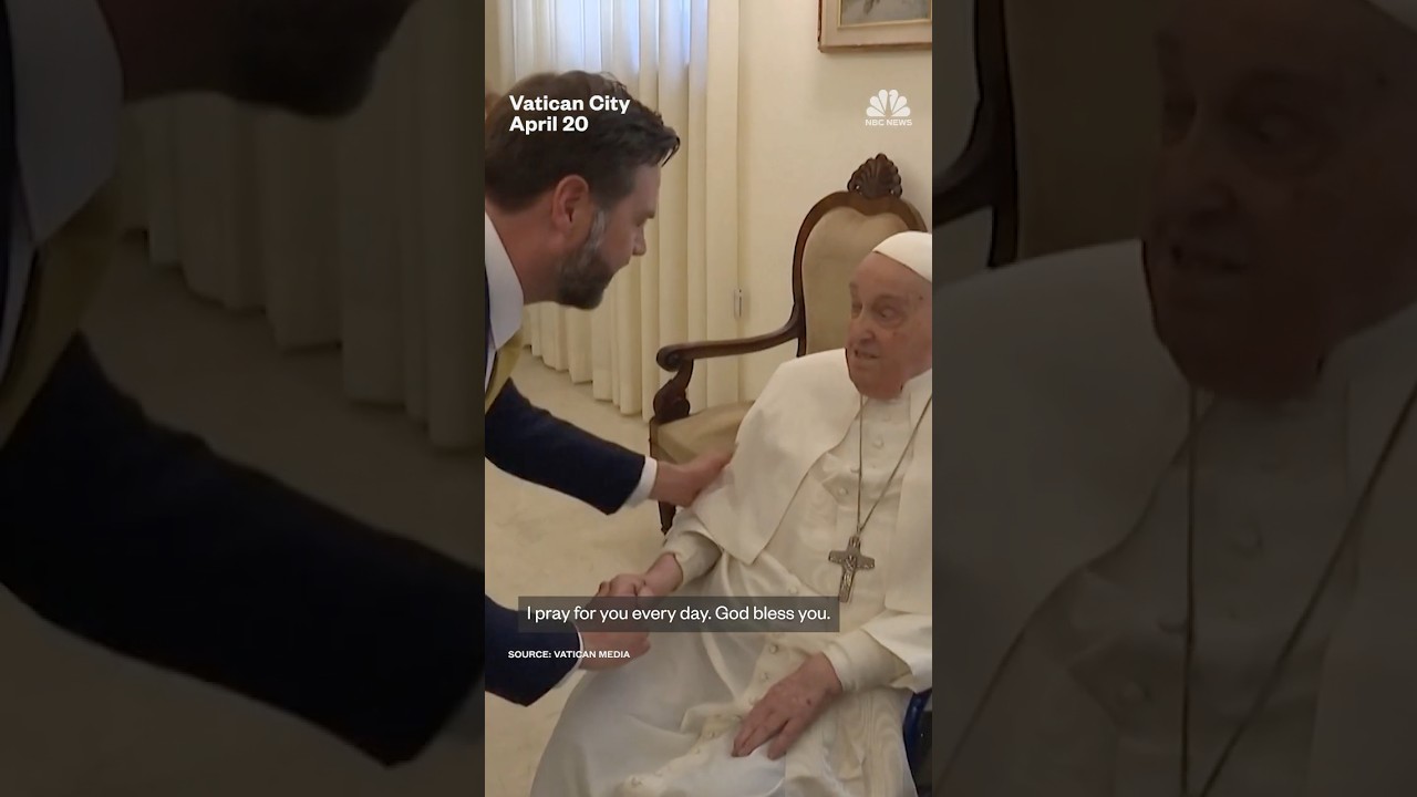 Vice President JD Vance meets with Pope Francis on Easter Sunday