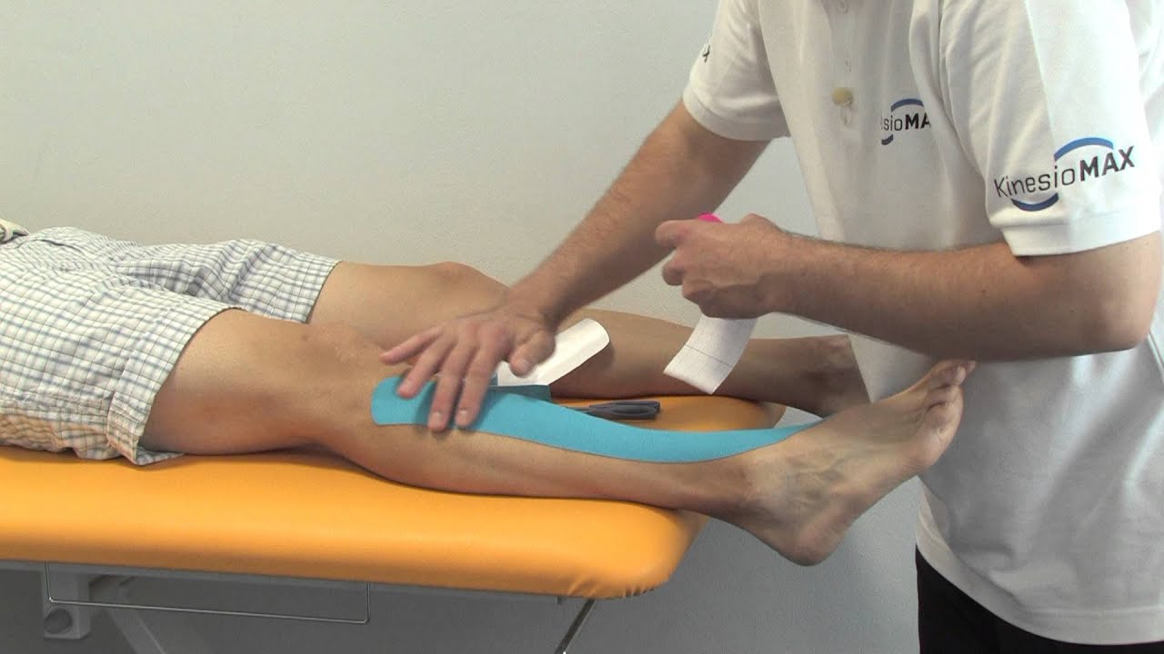 Kinesiology taping - Tejping předního holenního svalu