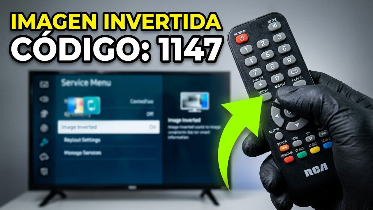 Como Invertir o Voltear IMAGEN. Smart TV RCA (Like Invert or Flip IMAGE. Smar TV RCA).