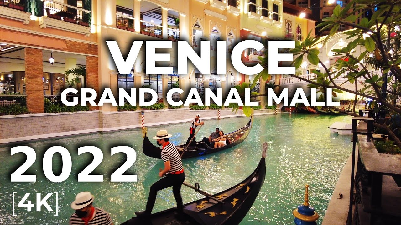 2022 Venice Grand Canal Mall | McKinley Hill BGC Taguig | Metro Manila, Philippines | 4k | Walk Tour