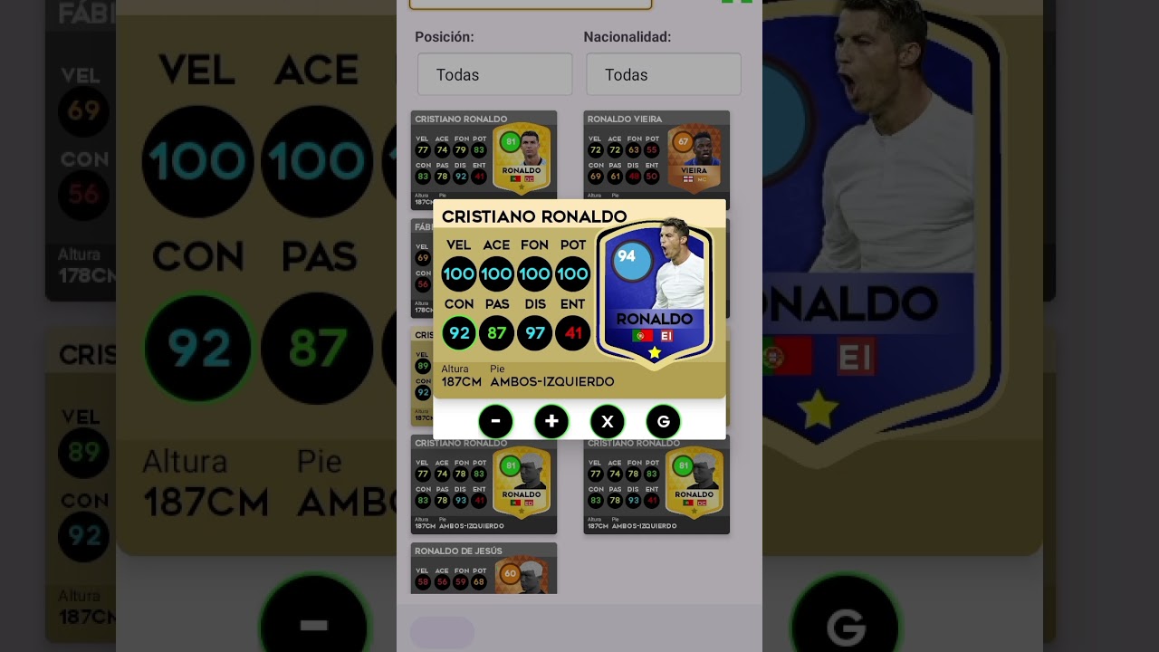 Dls 25 Ronaldo 88 ful rating ⚽🔥#cr7 #dls