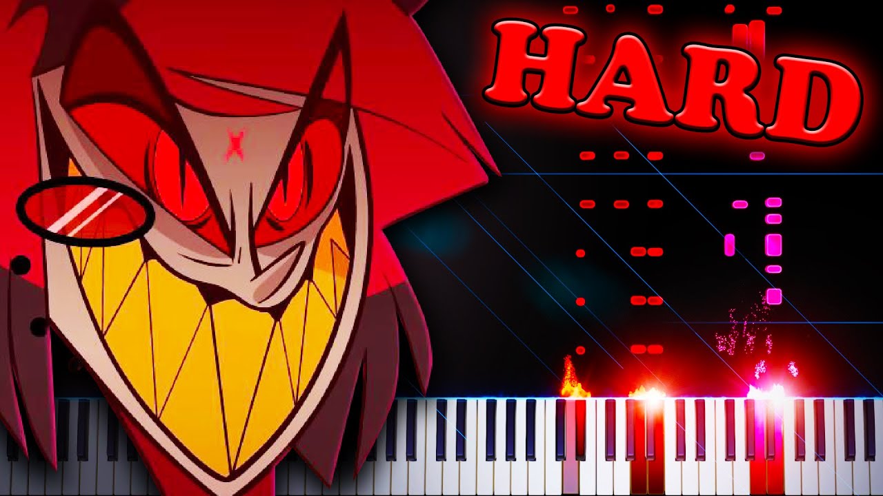 Black Gryph0n & Baasik - INSANE (Hazbin Hotel Song) - Piano Tutorial
