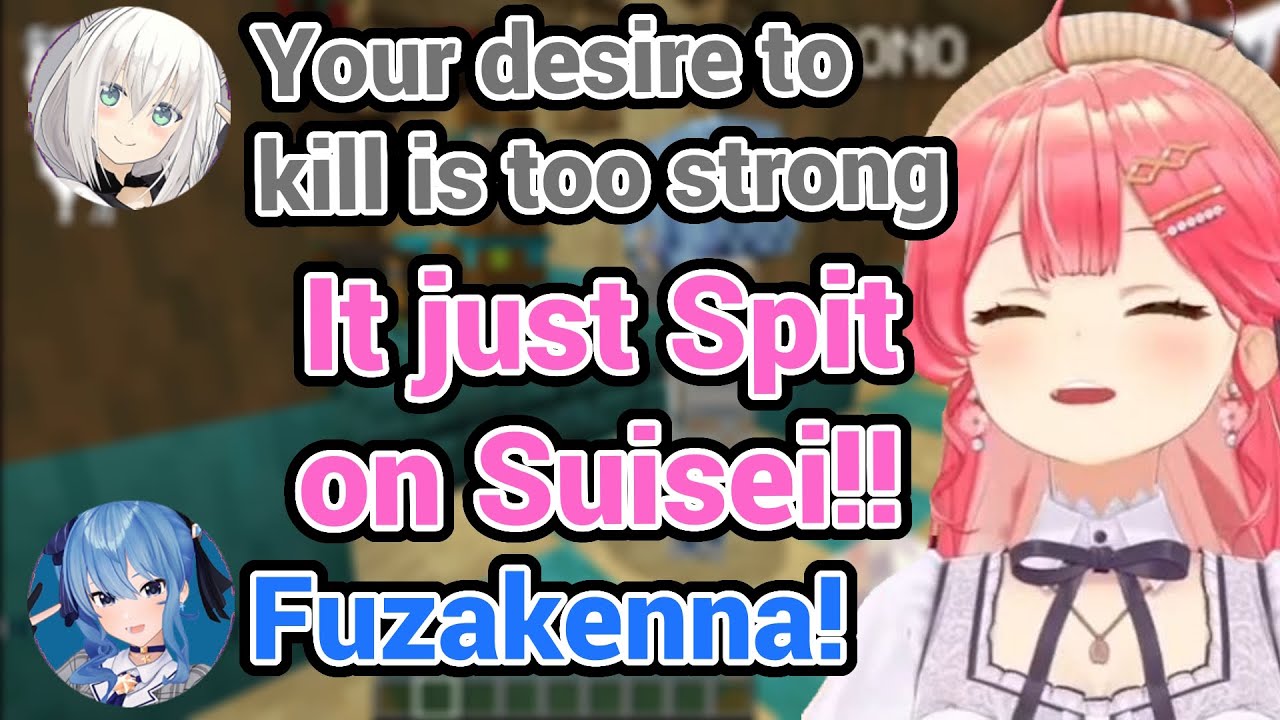Miko Suisei Just Really want to kill this Llama with Fubuki as its Voice Actress in Minecraft Mod!!