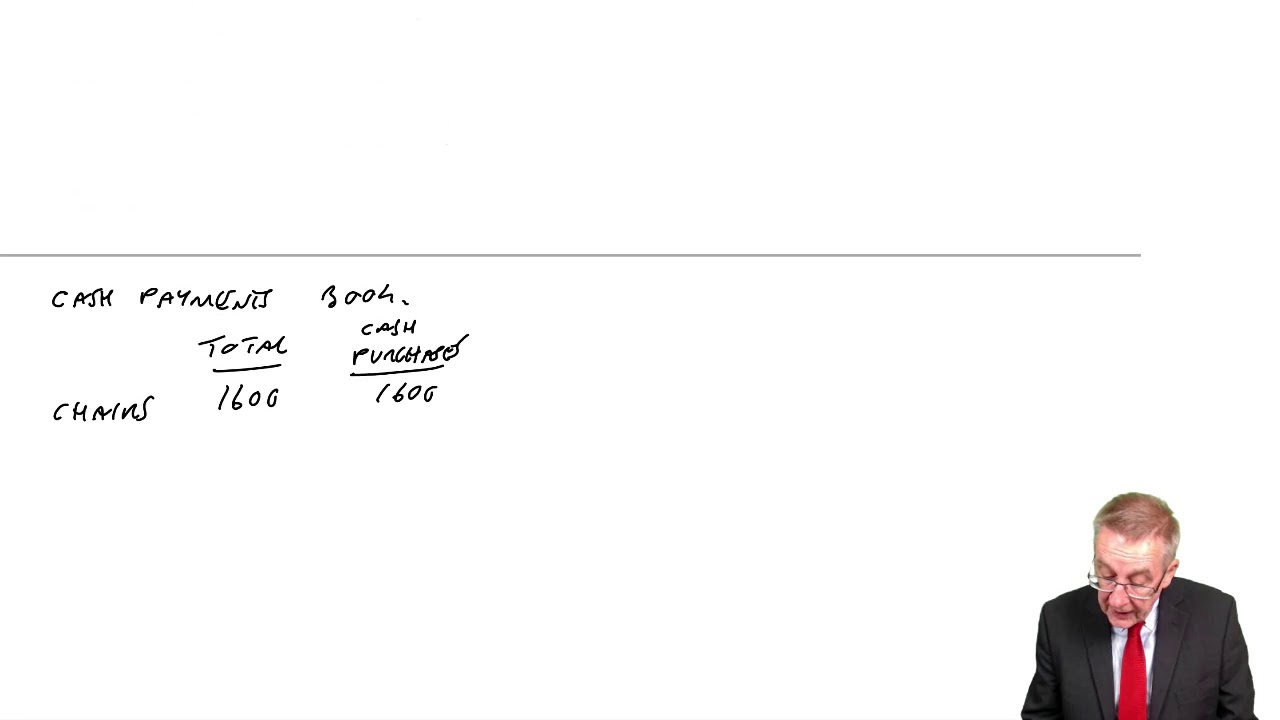 The books of Prime Entry (part a) - ACCA Financial Accounting (FA) lectures