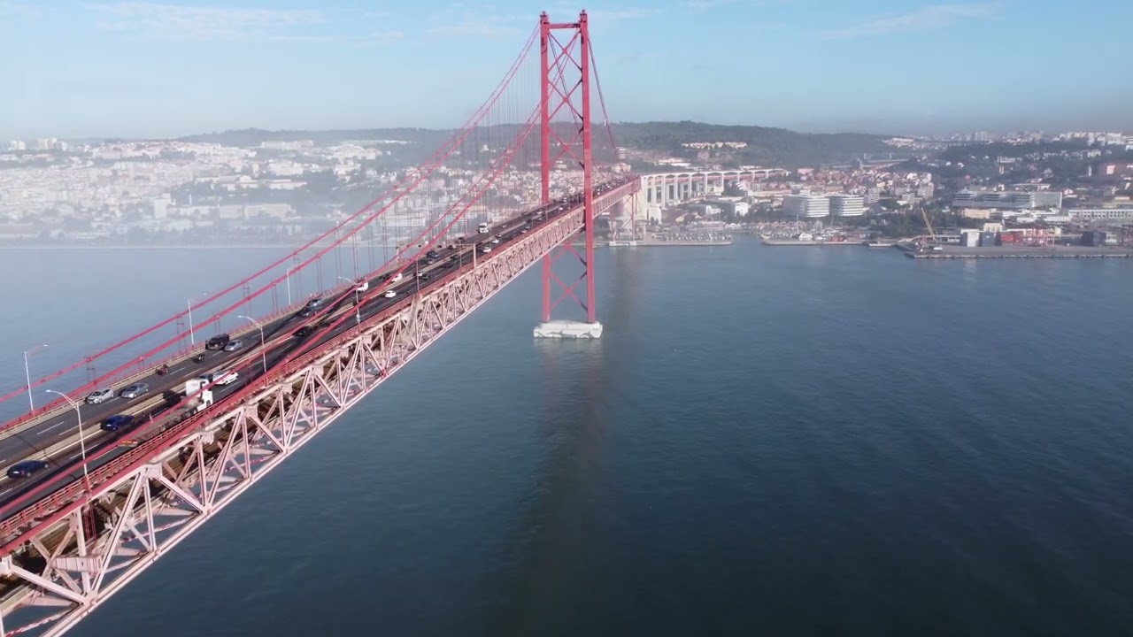 25 April Lisbon Bridge free stock footage