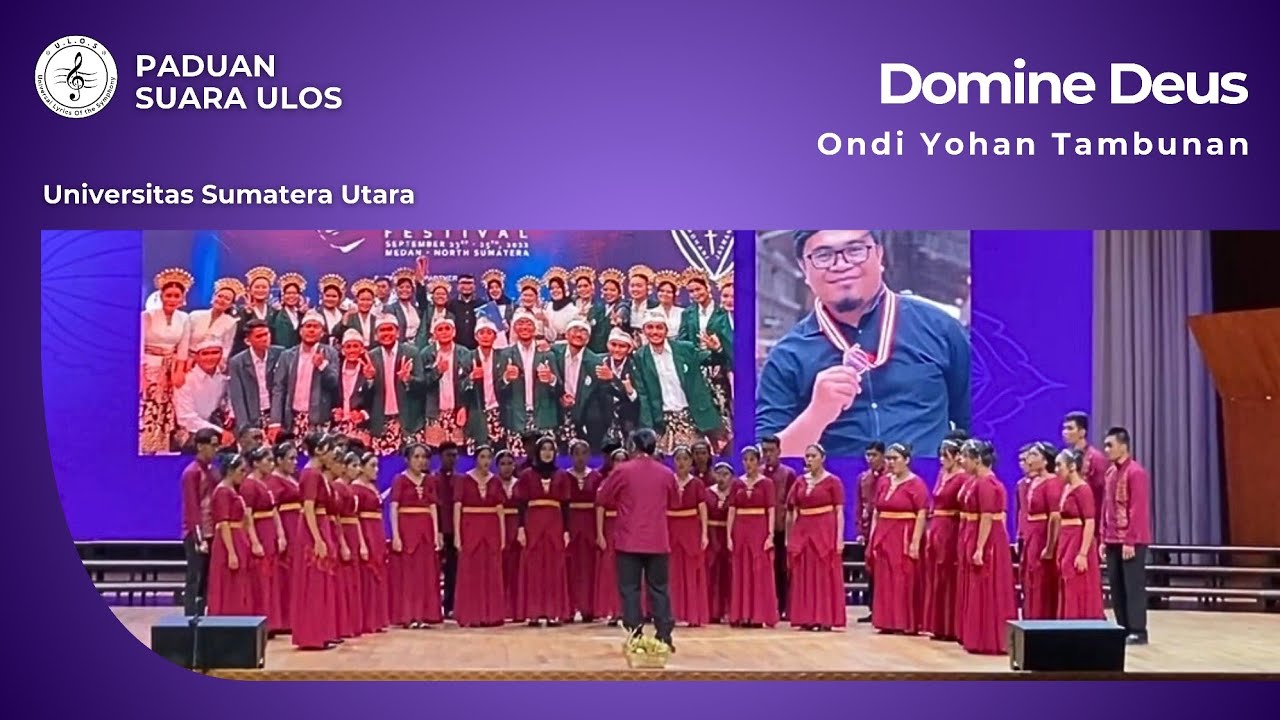 Paduan Suara Ulos - Domine Deus (Ondi Yohan Tambunan) | 12ᵗʰ Bali International Choir Festival 2023