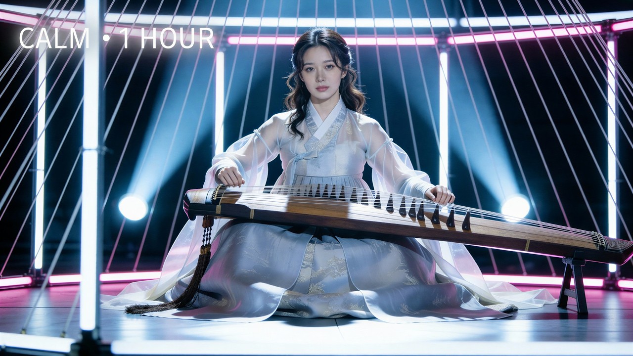 Relaxing Korean Ambient Music — Gentle Gayageum Calm (1 Hour)