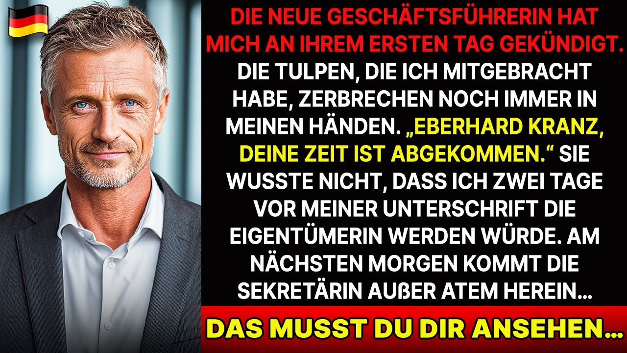 Der neue CEO warf mich raus, doch seit zwei Tagen gehöre die Firma mir – das Meeting wird lustig...