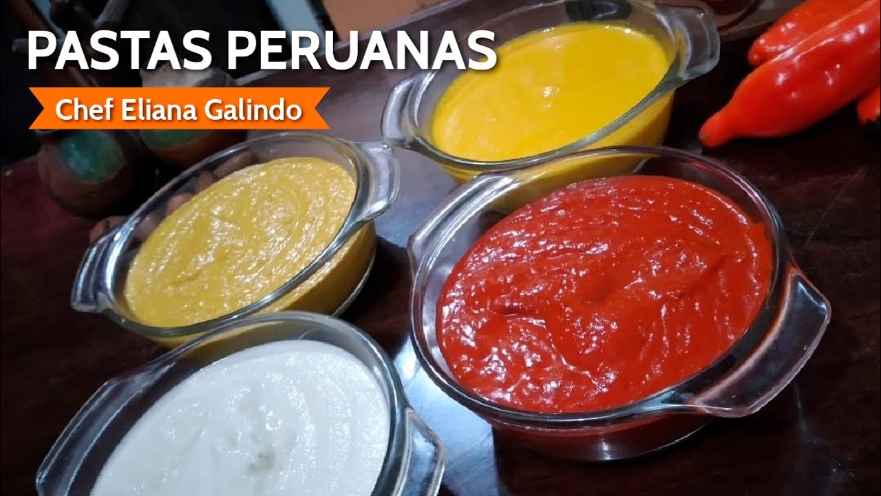 PASTAS o ADEREZOS de ajo, ají mirasol, ají panca y ají amarillo 🌶️ | Pastas Peruanas