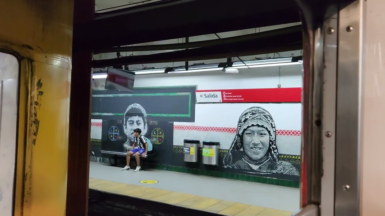 Un VIAJE VIRTUAL en la Línea B de Subte | Recorrido completo entre Alem y Rosas