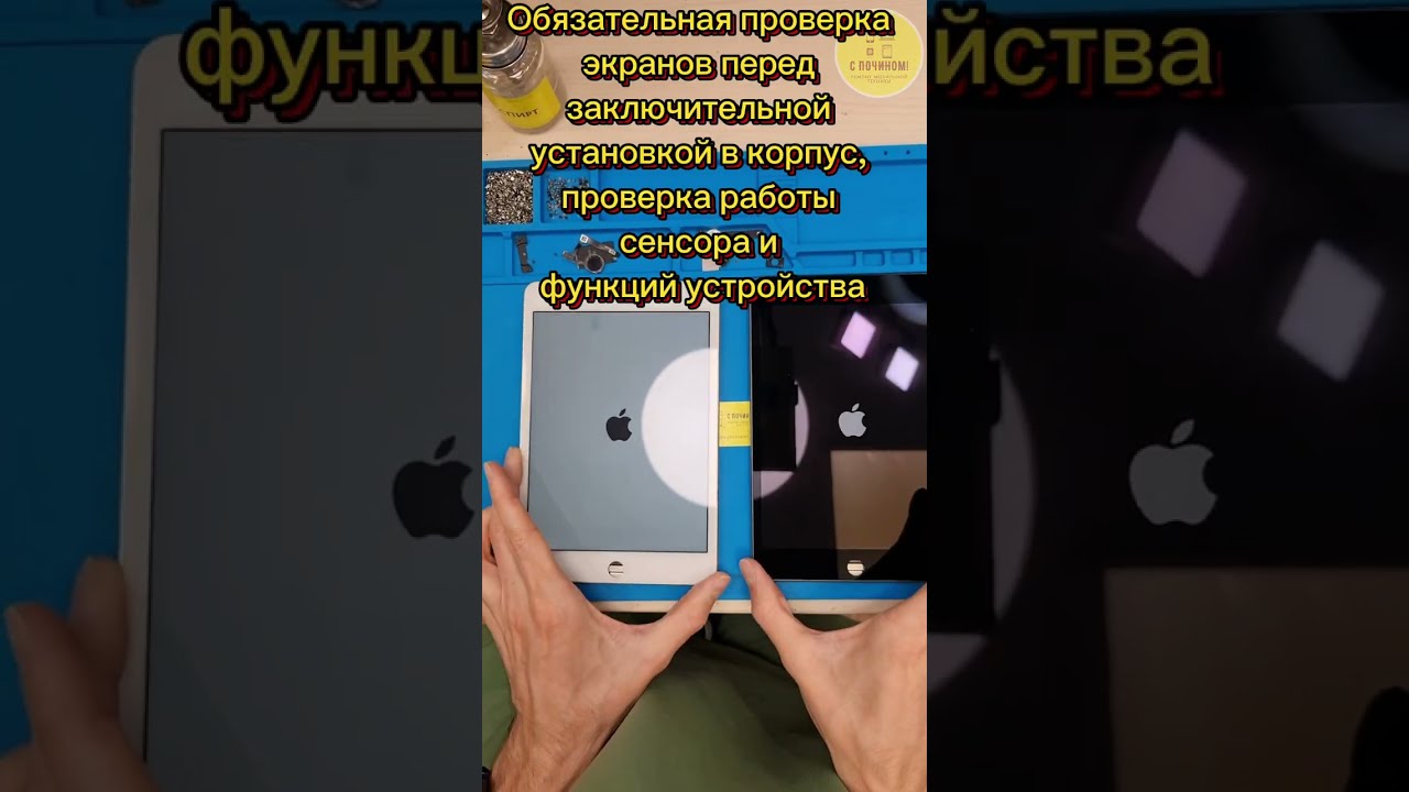 iPad Mini 4 и iPad Mini 5 замена стекла экрана. Сохранили оригинал клиенту