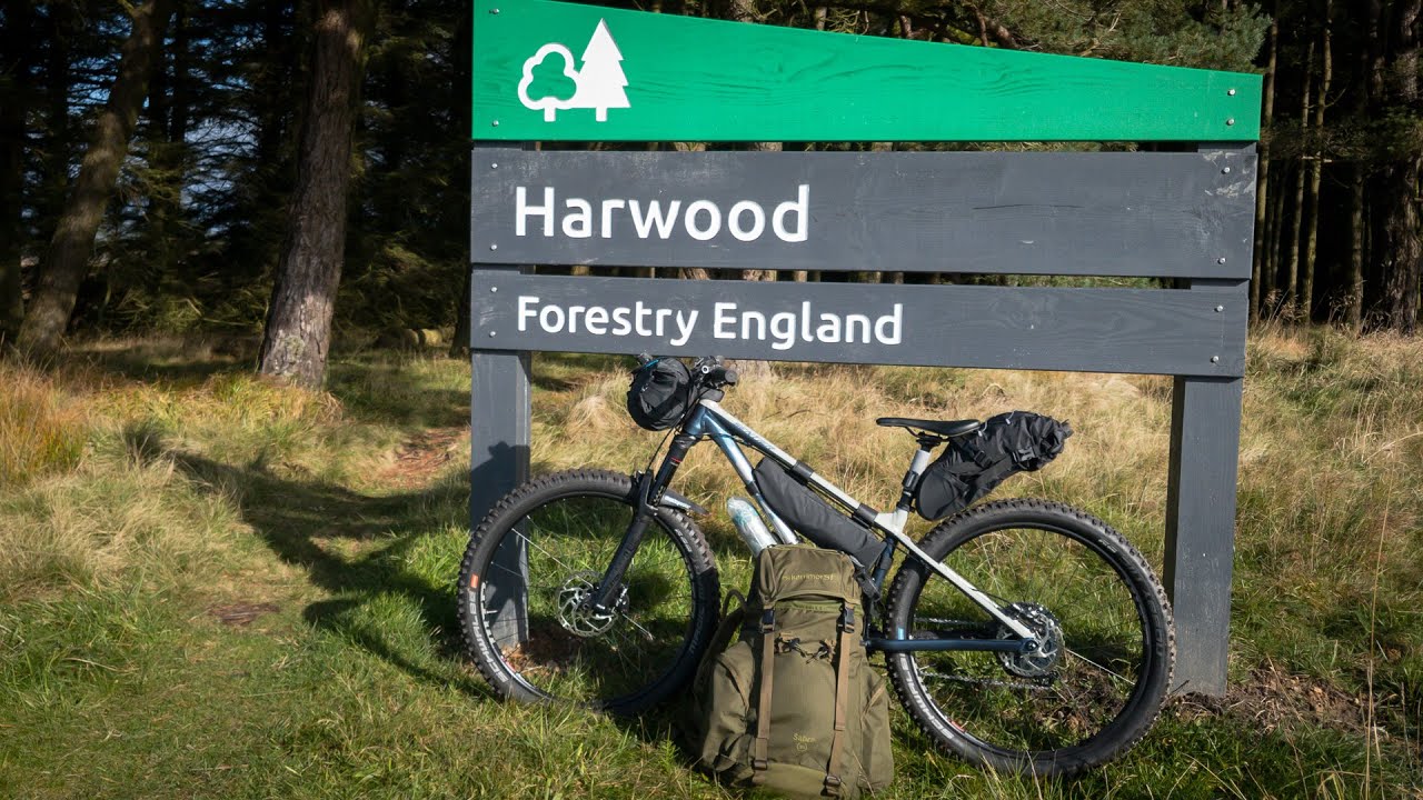Harwood forest bike packing and wild camping