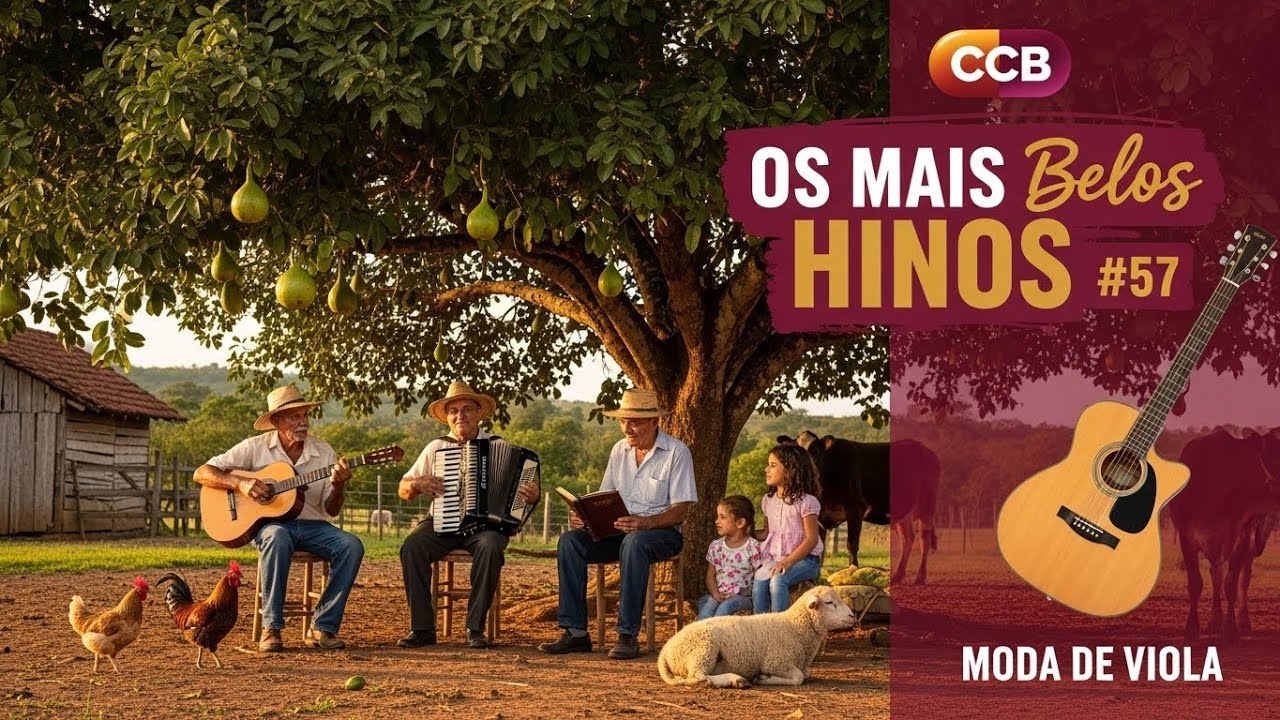 Os Mais Belos Hinos CCB | Moda de Viola |  Descanso para tua alma