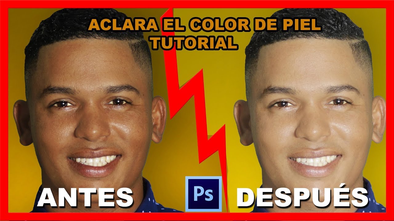 👆🏿👇🏼 Como Aclarar El Color De Piel En Photoshop  | E Studios