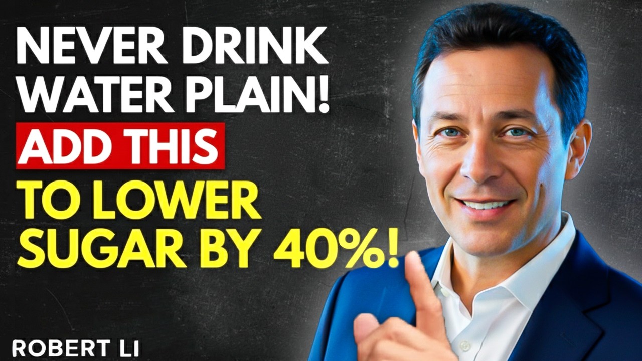 STOP Drinking Plain Water! This 1 Mistake Spikes Blood Sugar After 60 | Dr. Robert Lee