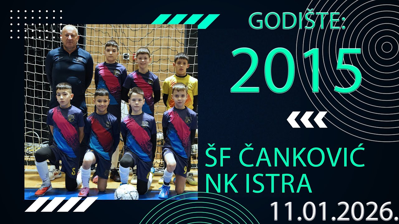 ŠF ČANKOVIĆ - NK ISTRA (1:0) 2015 godište (11.01.2026.)